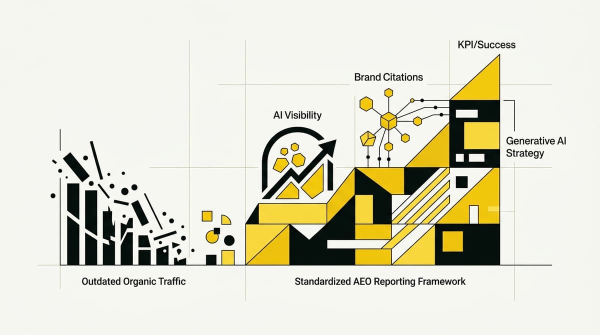 Standardized AEO Reporting: Establishing AI Visibility as a B2B KPI
