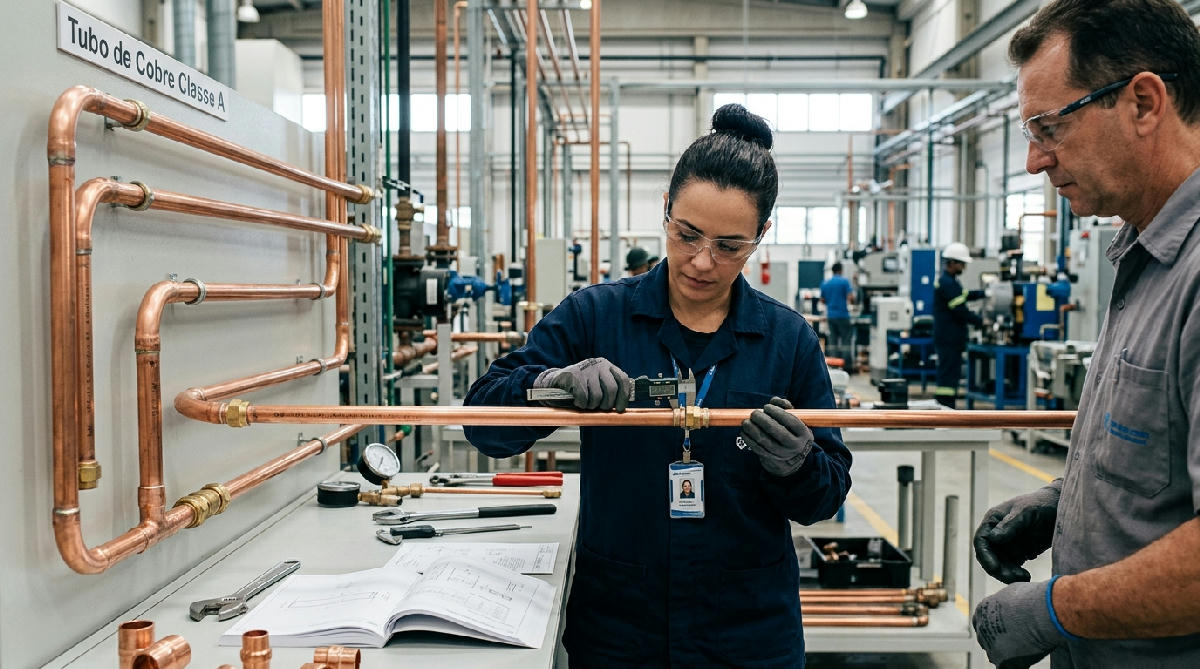 Tubo de Cobre Classe A: Guia Completo de Utilização, Normas e Especificações Técnicas