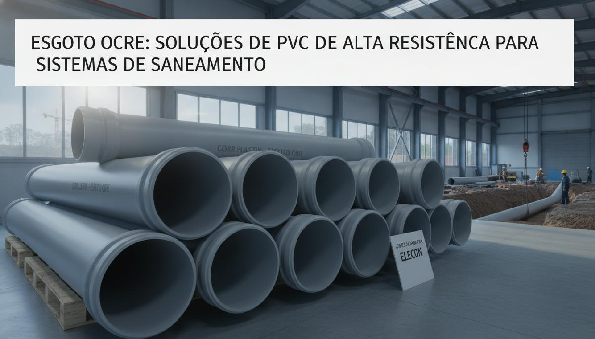 Esgoto Ocre: Soluções de PVC de Alta Resistência para Sistemas de Saneamento