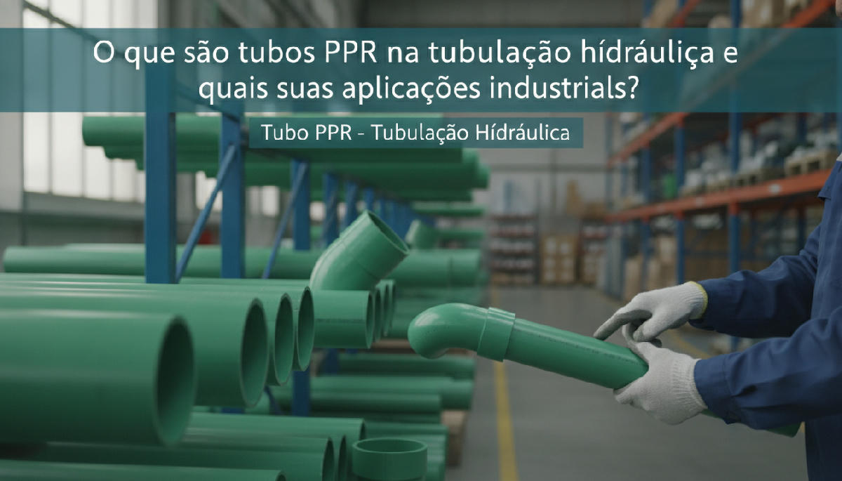 O que são tubos PPR na tubulação hidráulica e quais suas aplicações industriais?