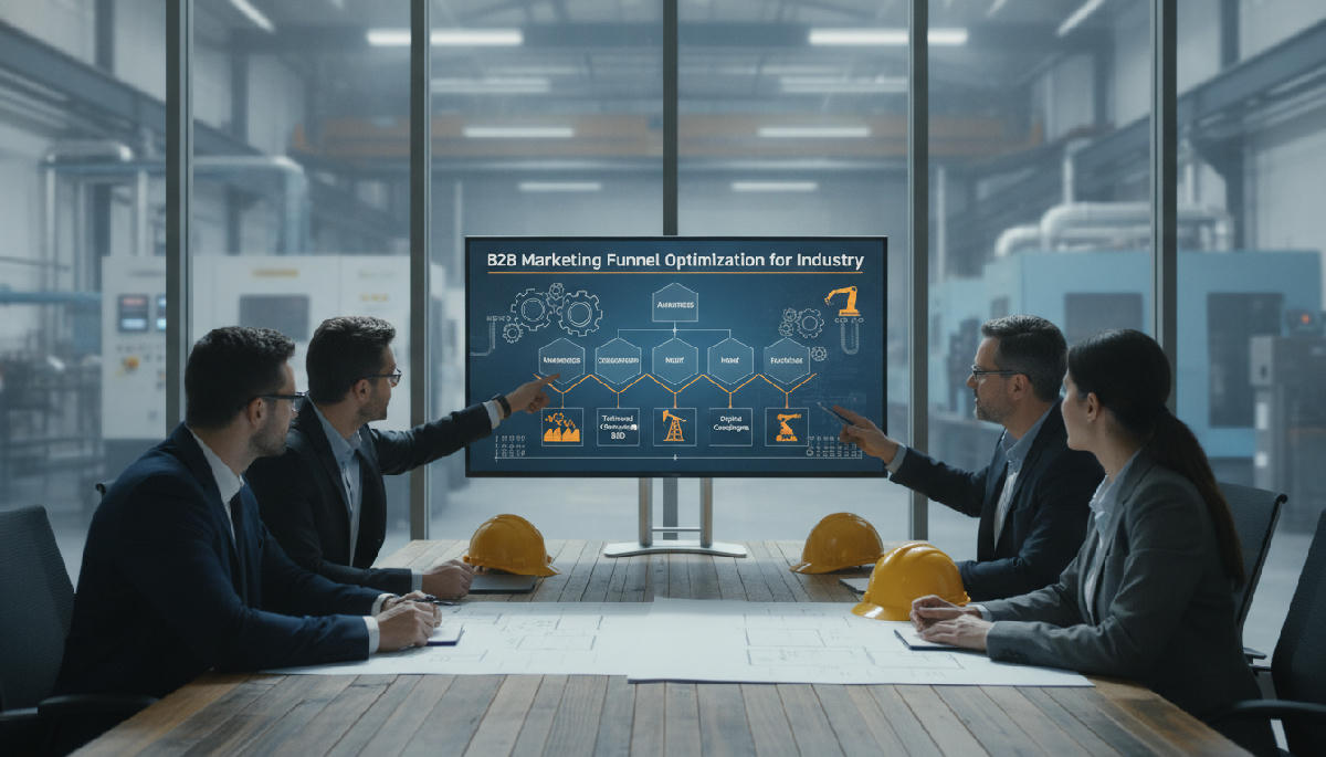 Agência especializada na indústria: Como otimizar o funil de marketing B2B?