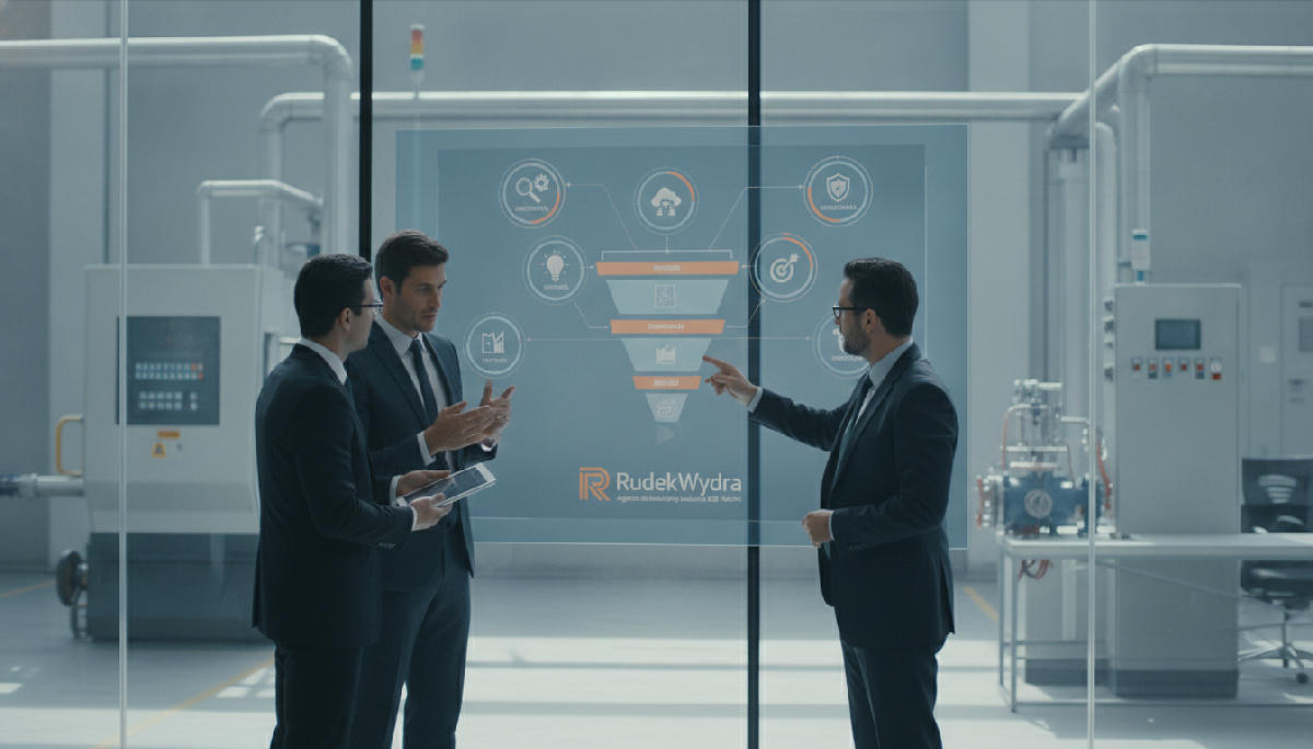 Como uma empresa de marketing industrial 360º estrutura o funil de vendas B2B?