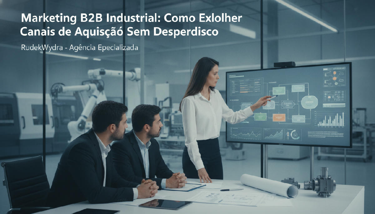 Marketing B2B Industrial: Como Escolher Canais de Aquisição Sem Desperdício