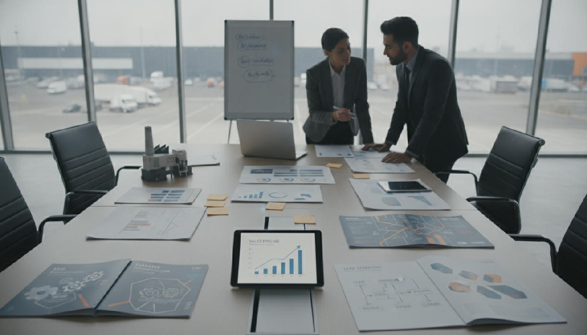 Marketing B2B para Indústria: Como Alinhar Materiais Offline ao Pipeline de Vendas