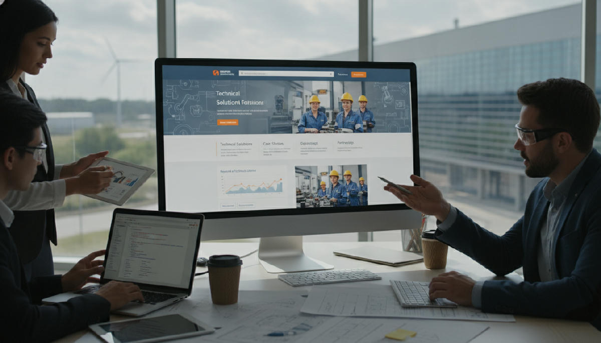 Site para Indústria: Como Desenvolver um Portal B2B Focado em Conversão Técnica