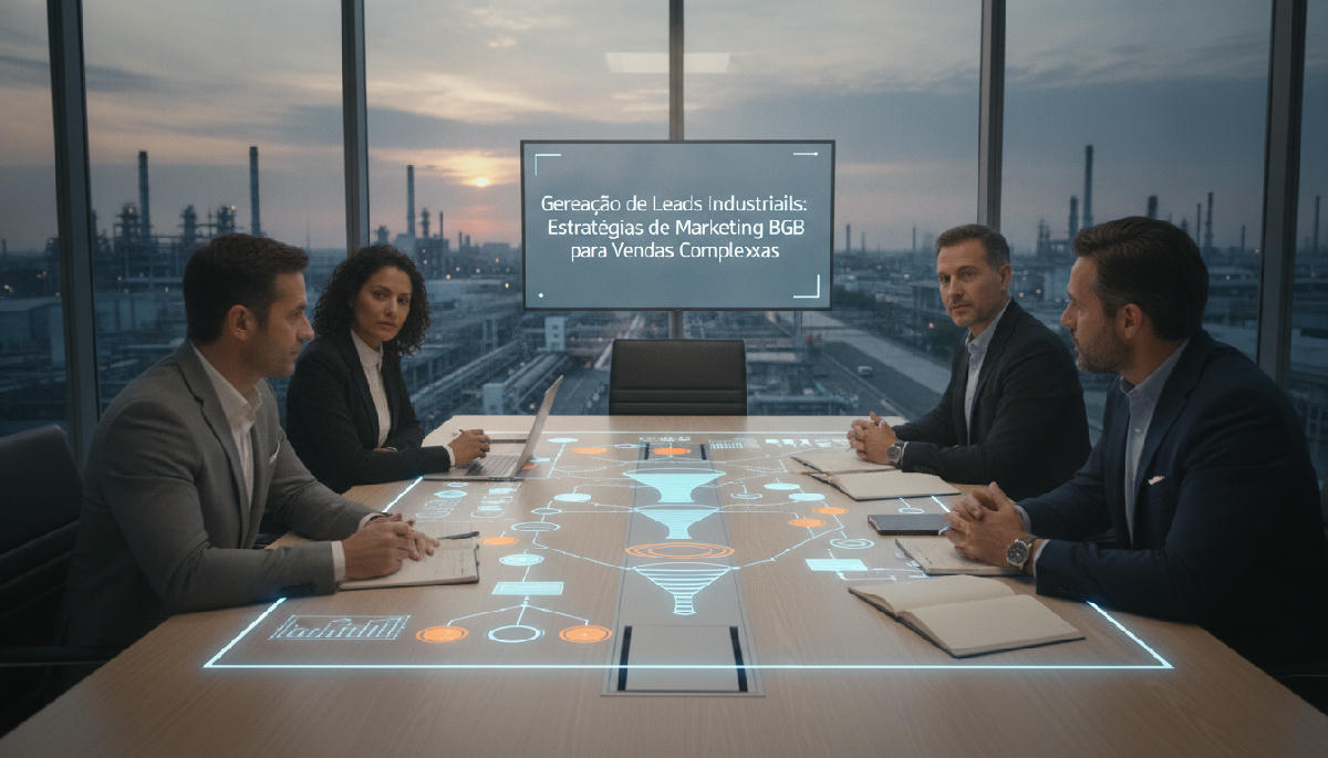 Geração de Leads Industriais: Estratégias de Marketing B2B para Vendas Complexas