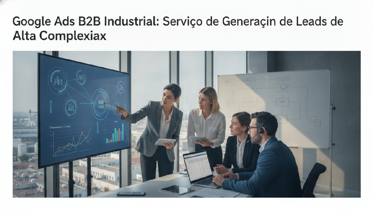 Google Ads B2B Industrial: Serviço de Geração de Leads de Alta Complexidade