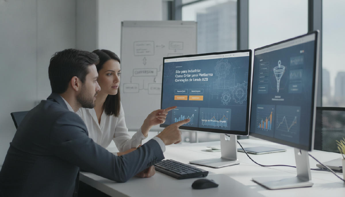 Site para Indústria: Como Criar uma Plataforma de Geração de Leads B2B