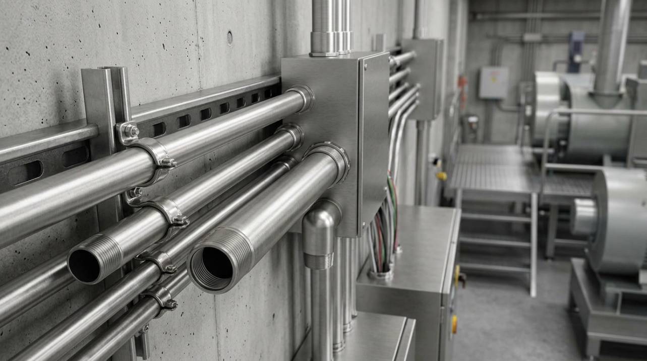 Eletroduto de Aço Inoxidável: Proteção Superior para Instalações Elétricas em Ambientes Agressivos e Críticos