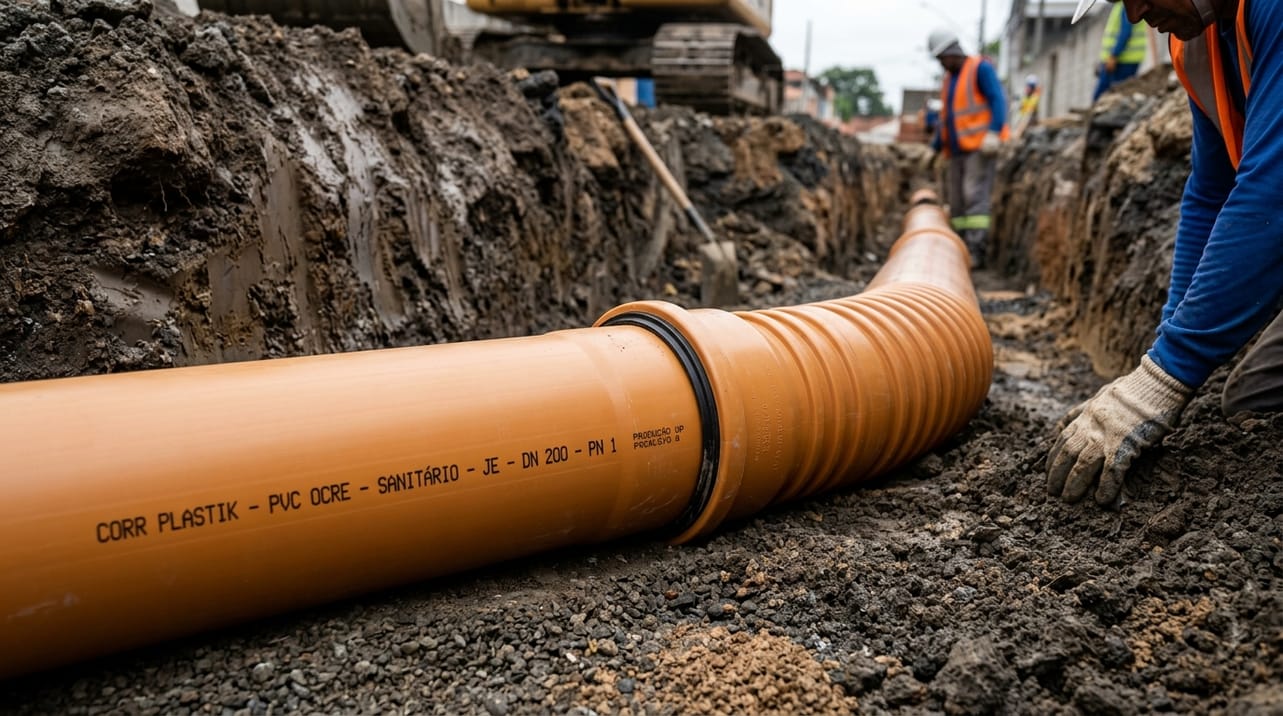 Esgoto Ocre: Guia Completo de Instalação e Manutenção para Tubulações de PVC em Redes Sanitárias e Pluviais