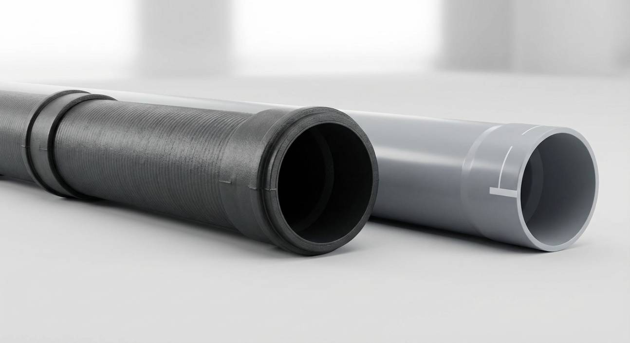 Comparativo entre a Série R Amanco e tubos tradicionais de PVC.