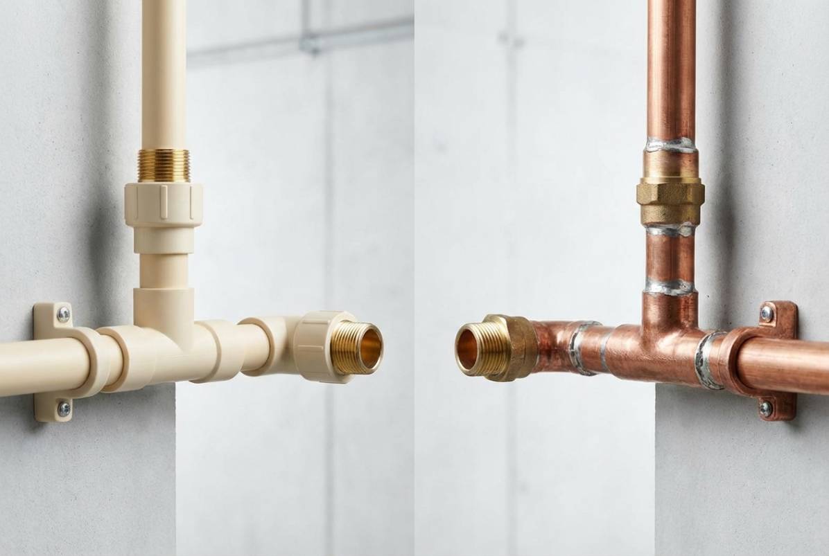 Comparativo entre tubos CPVC Amanco e tubulações de cobre