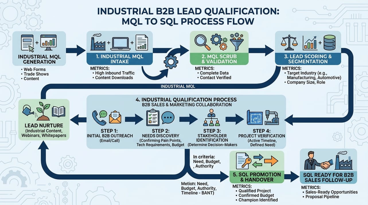 Otimizando a Qualificação de Leads Industriais: Ferramentas e Processos para Identificar seu ICP com Precisão